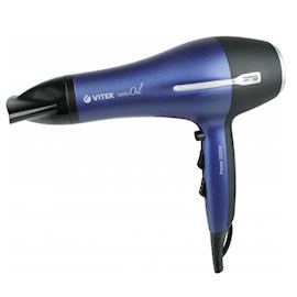 თმის საშრობი Vitek VT-2330, 2200W, Hair Dryer, Blue, Black